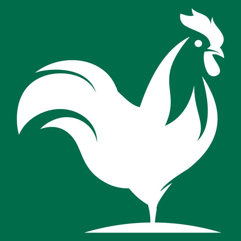 Silhouette d’animal coq