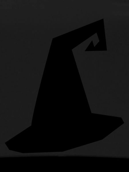Witch Hat Silhouette