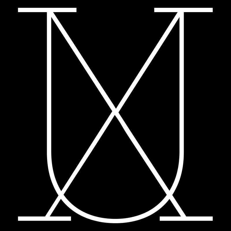 X for U Typography Sign Gift