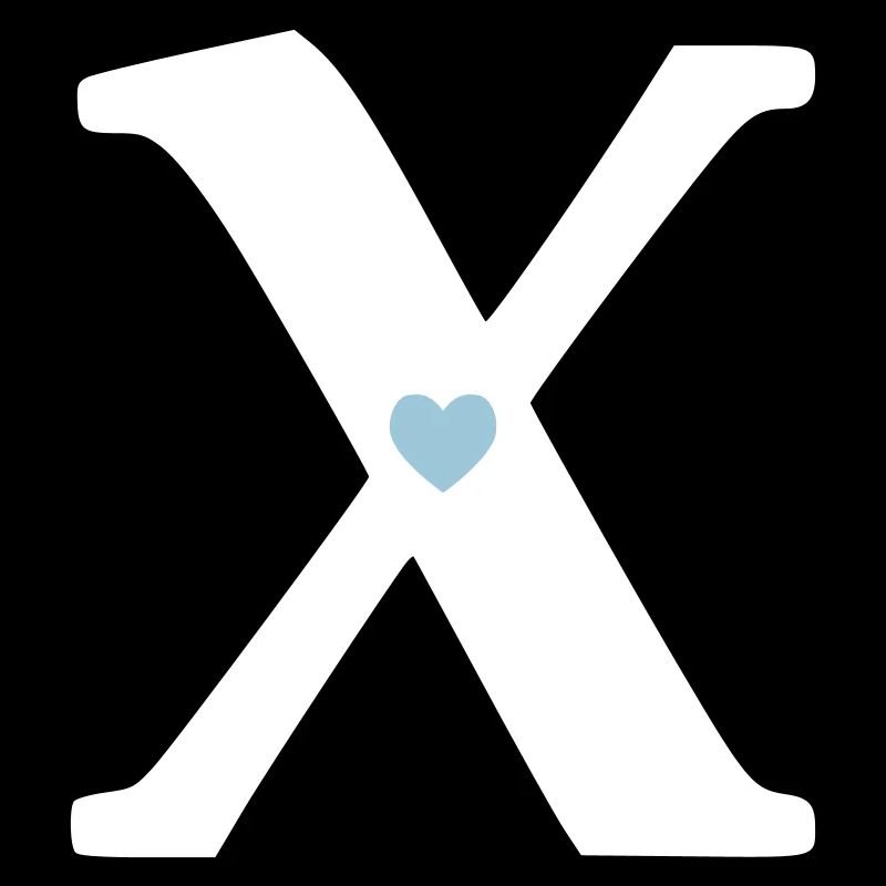 Letter X Initial point