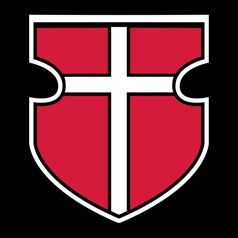 blason bouclier chevalier croisade croisade croix aller