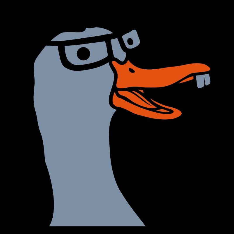 Lunettes de corne nerd oie drôle