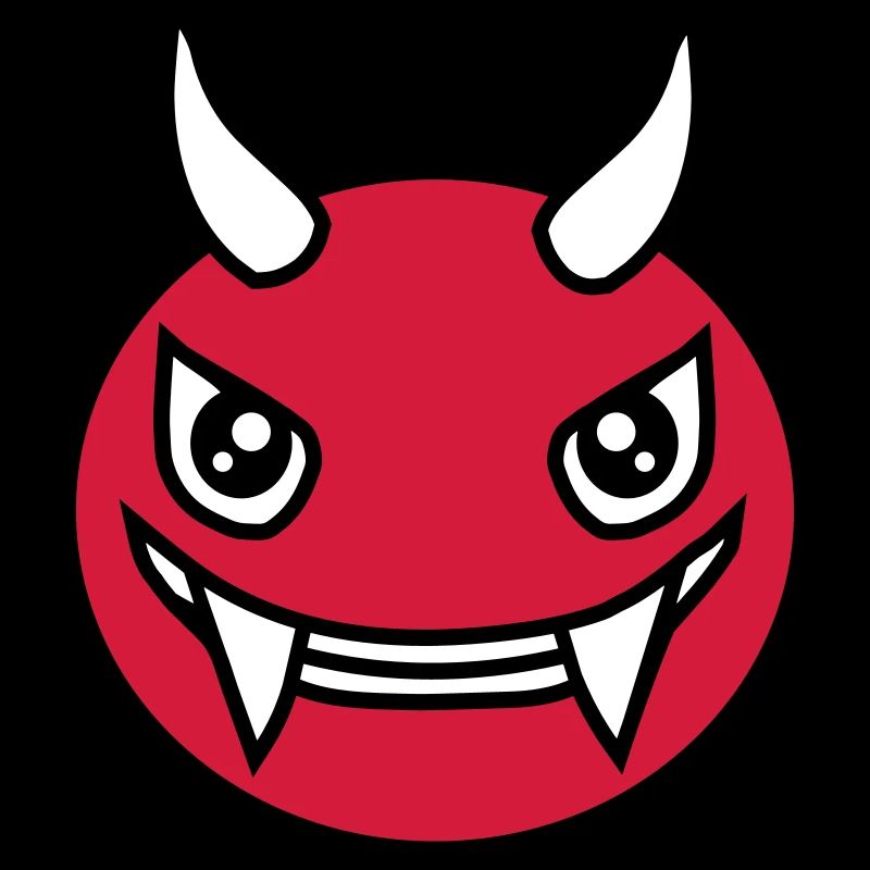 Devil Monster Design Face