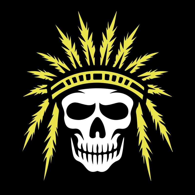 Crâne de chef indien apache