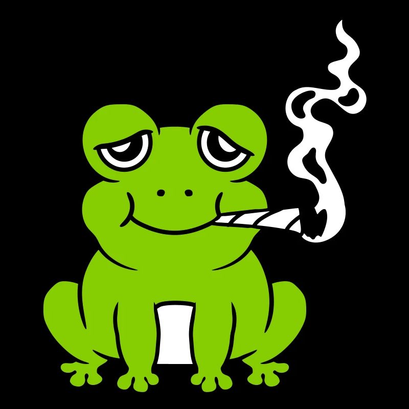 Grenouille à joint de mauvaise herbe lapidée
