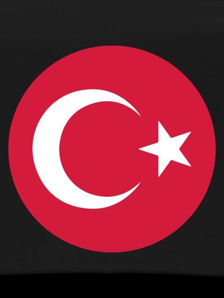 Turkey Flag Circle Türkiye