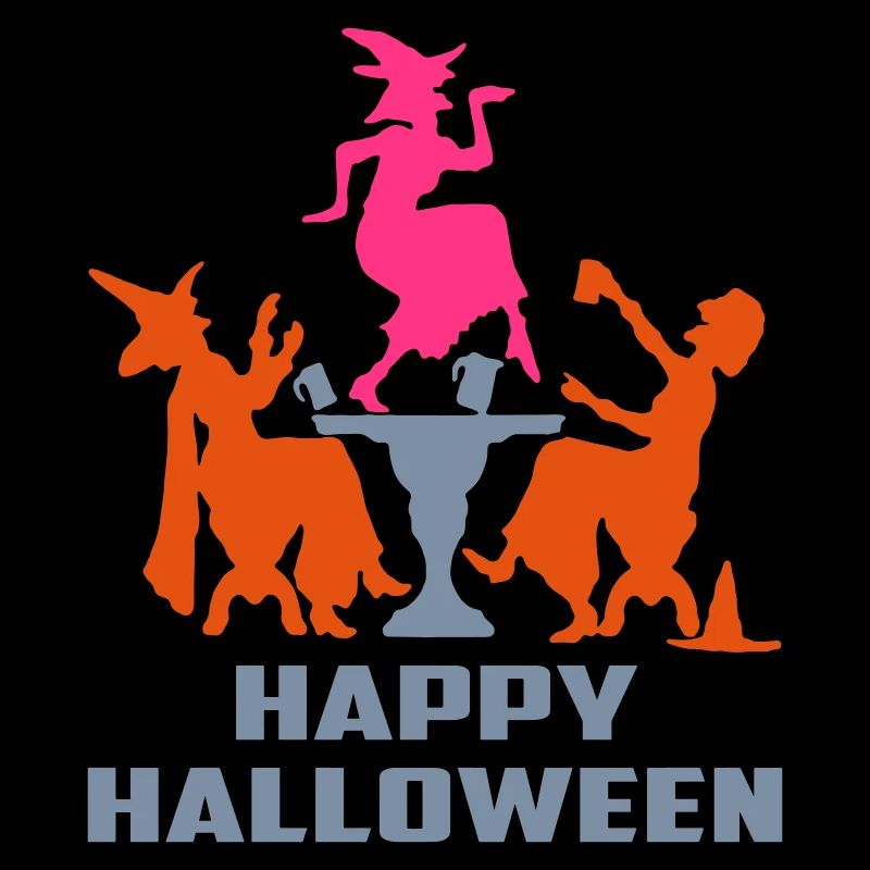 Witch party for spooky Halloween night