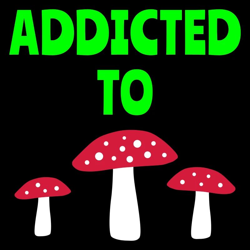 Addicted to fly agarics (three fly agarics)