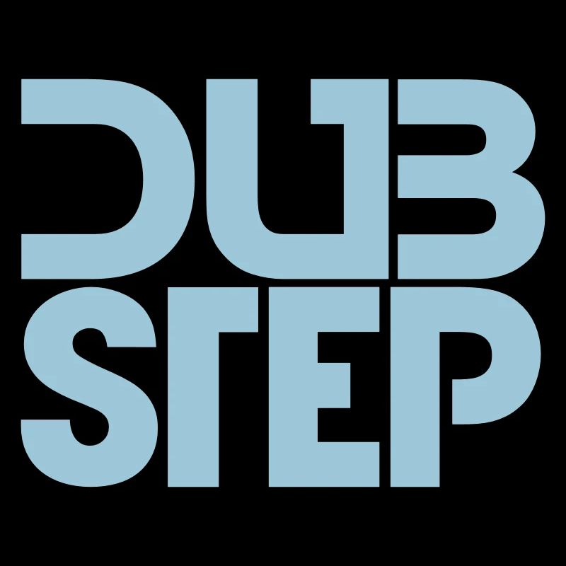 Dub Step Techno Music Party Club Text Lettering