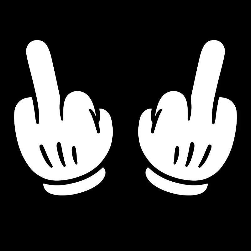 Mittelfinger Hand Comic