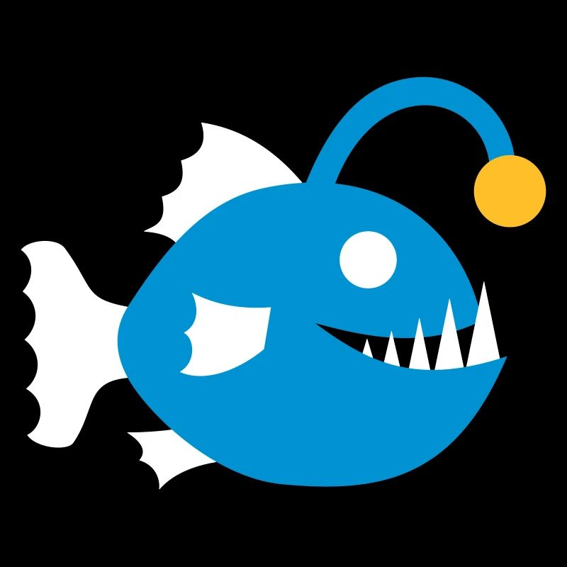Poisson-grenouille Poisson d’eau profonde Icône graphique