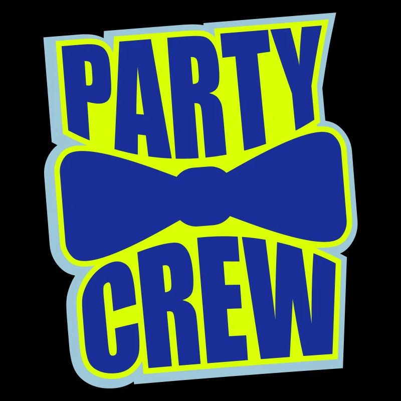 Party Crew Feiern Herren Anzug Fliege Team Freunde