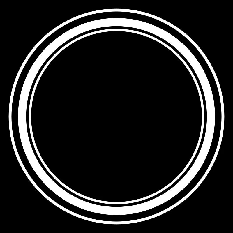 Circle empty symbol placeholder