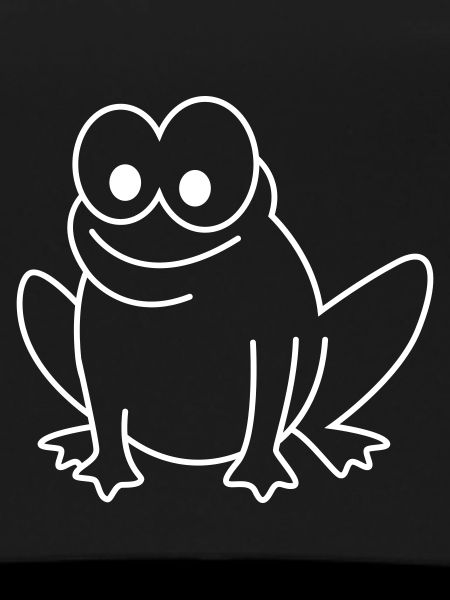 Frosch Comic Tier