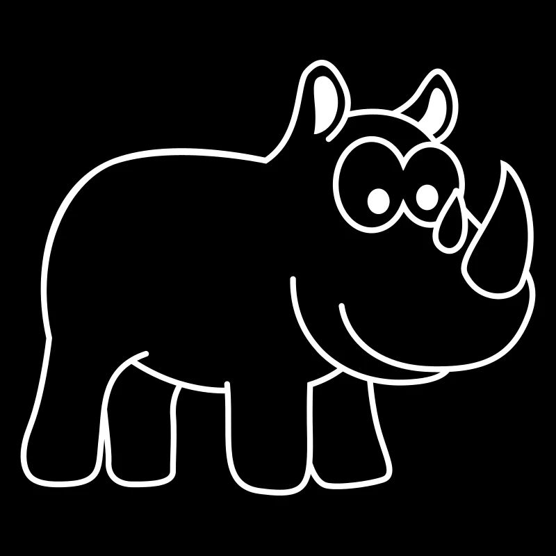 Rhino Comic Animal