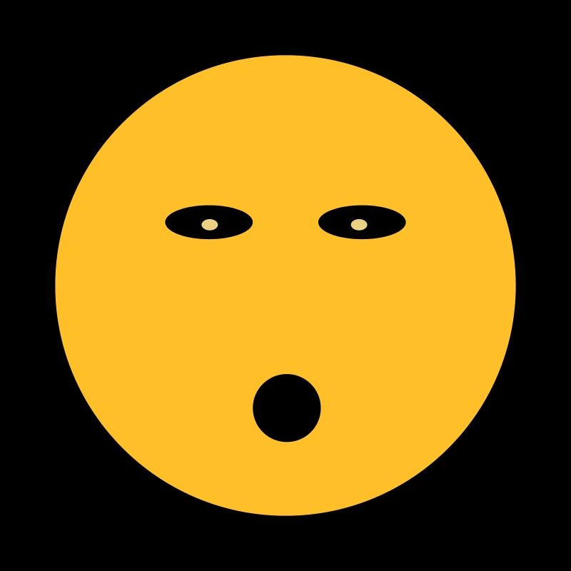 Energieloses Emoticon - Bildsymbol - Strichgesicht