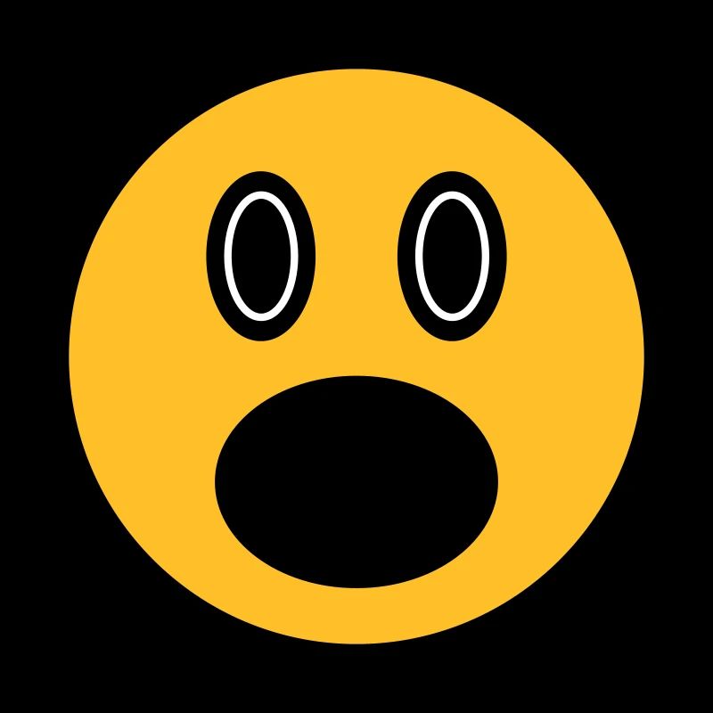Bewildered emoticon - picture icon - stick face