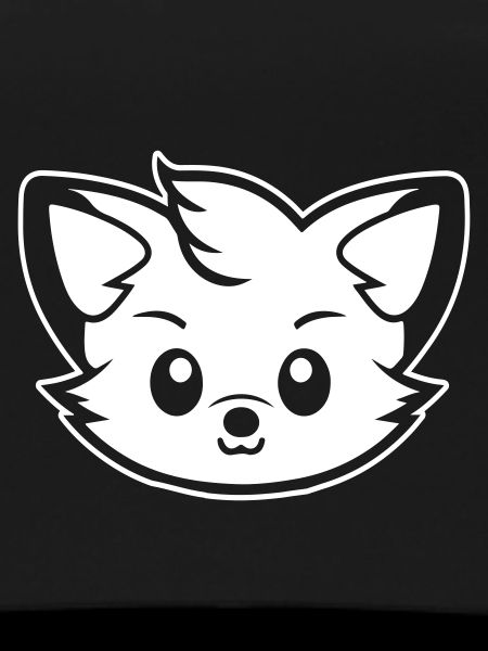 Fox Head Comic Cute