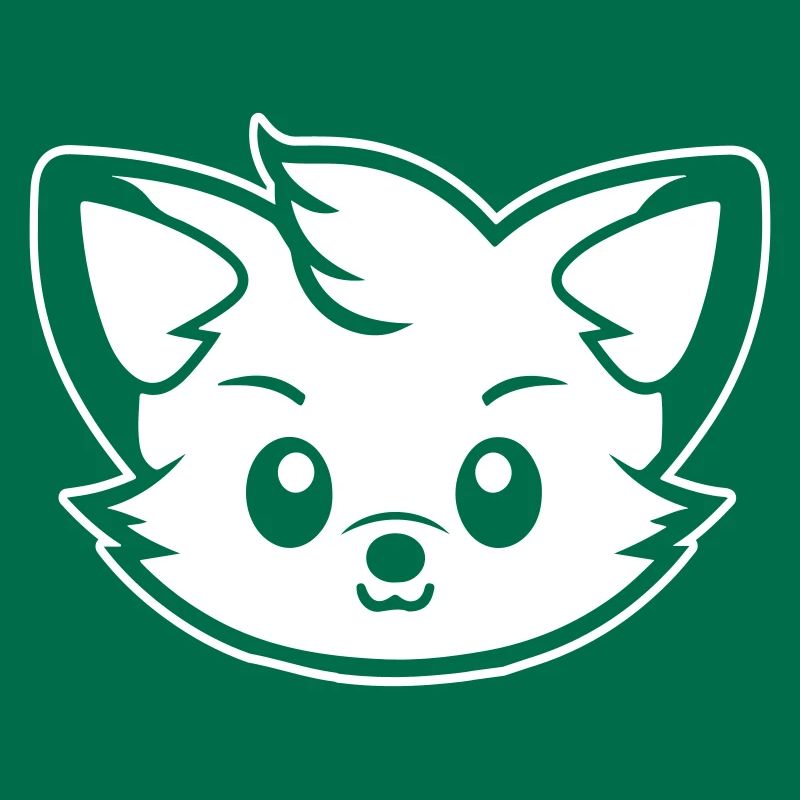 Fox Head Comic Cute