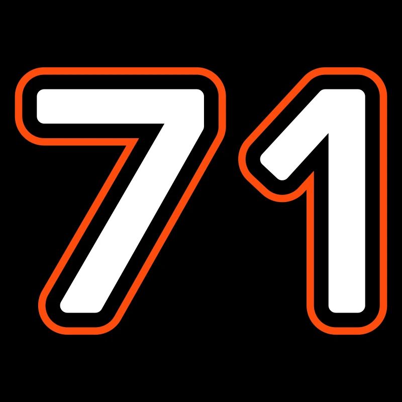 71 Zahl Symbol