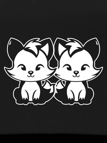 Renard mignon Mignon Bébé