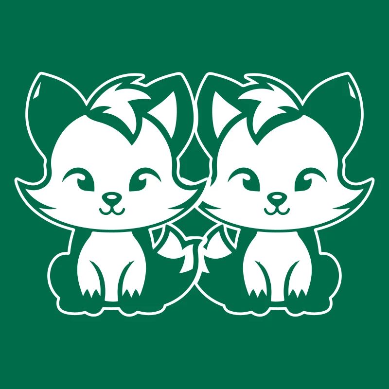 Renard mignon Mignon Bébé