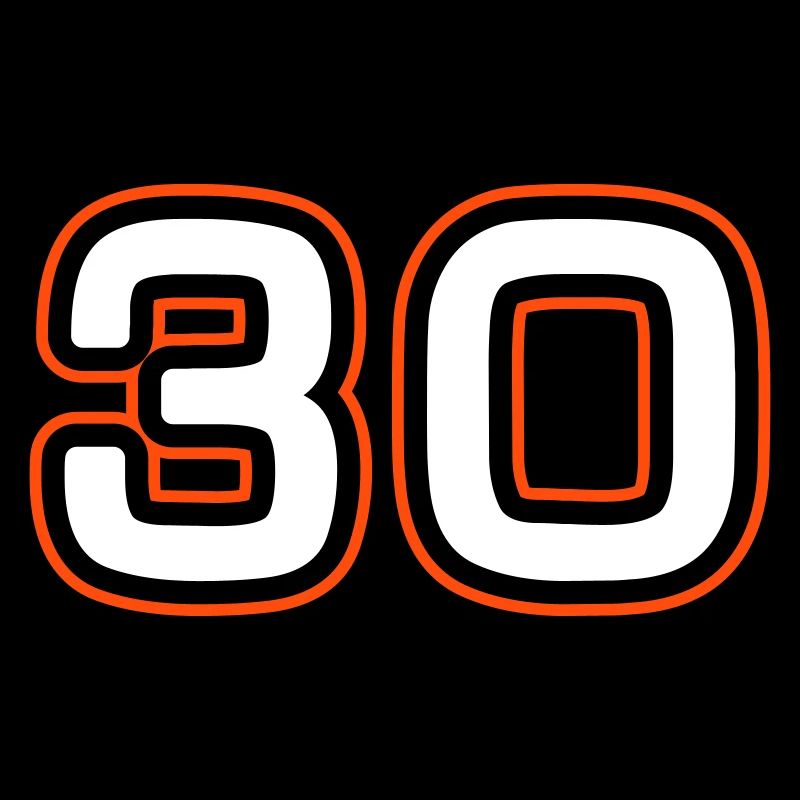 30 Zahl symbol