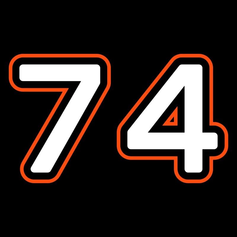 74 number symbol