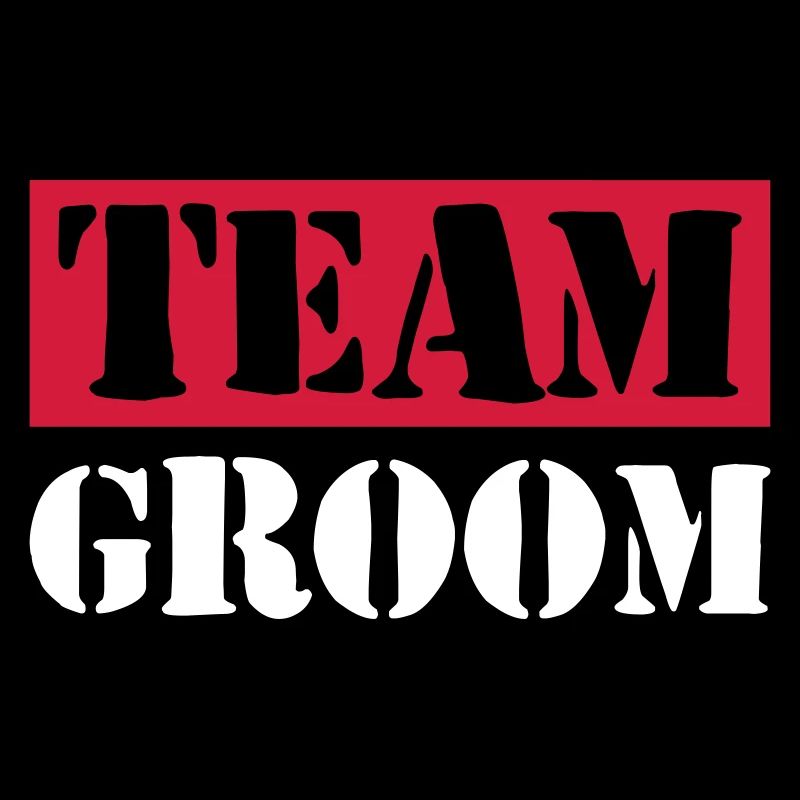 Team Groom Wedding Saying