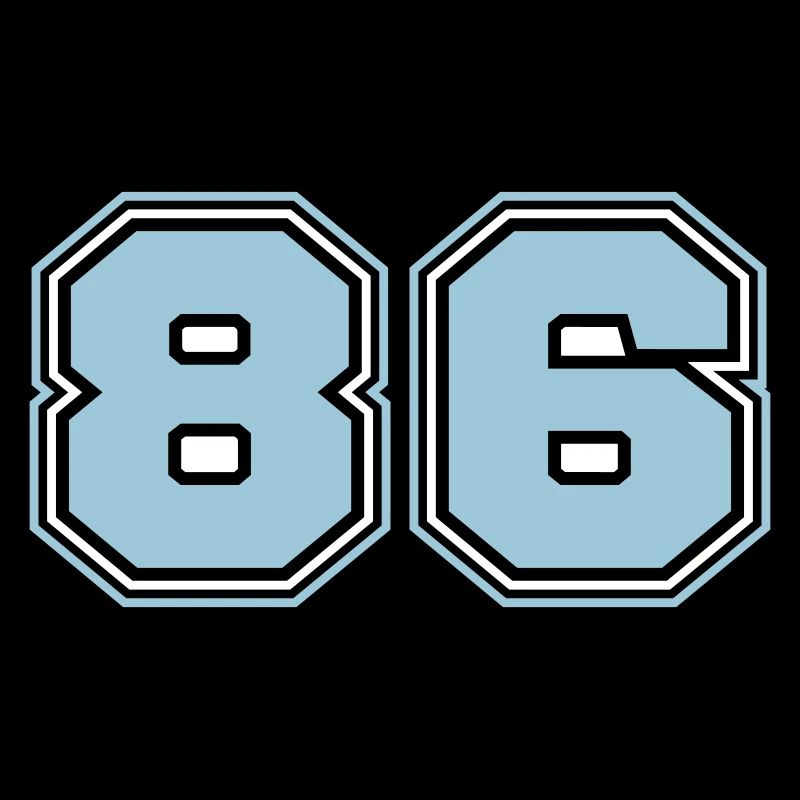 86 Zahl nummer