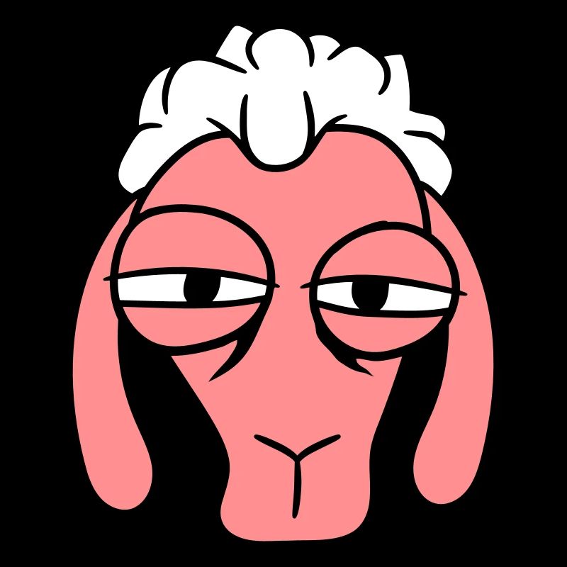 Sheep Skeptical Critical Look Face Head Cool