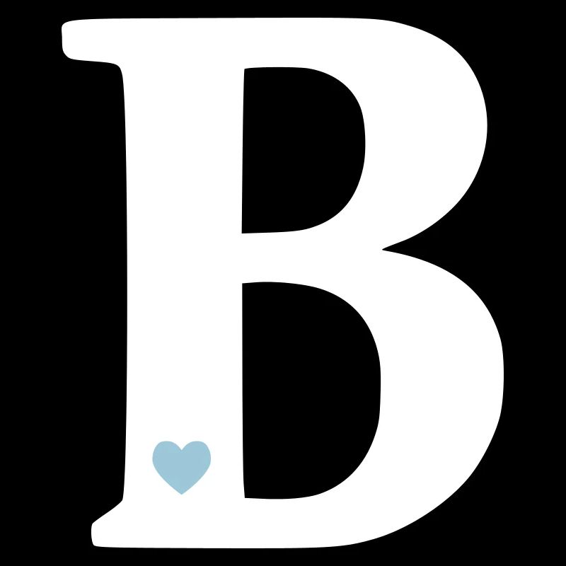 Buchstabe B Anfangsbuchstabe