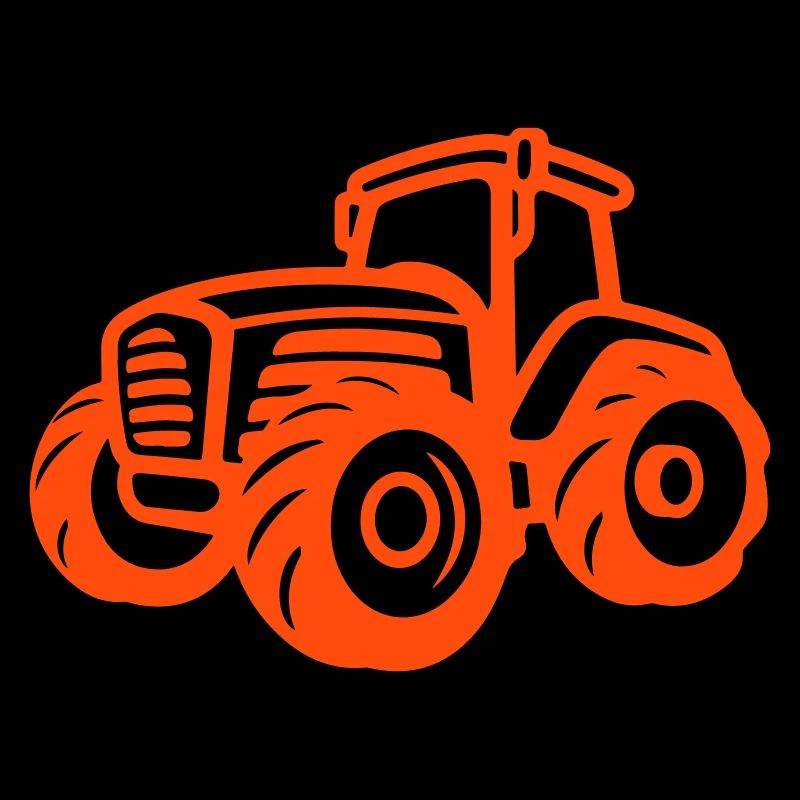 Tractor Silhouette Agriculture