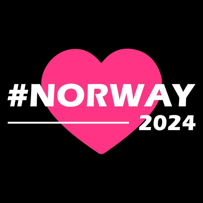 Norwegen 2024 Herz Liebe