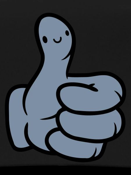 Face Comic Hand Thumb