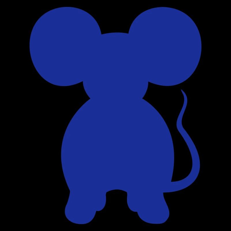 Mouse Mouse Cute Little Rat Rodent Silhouette