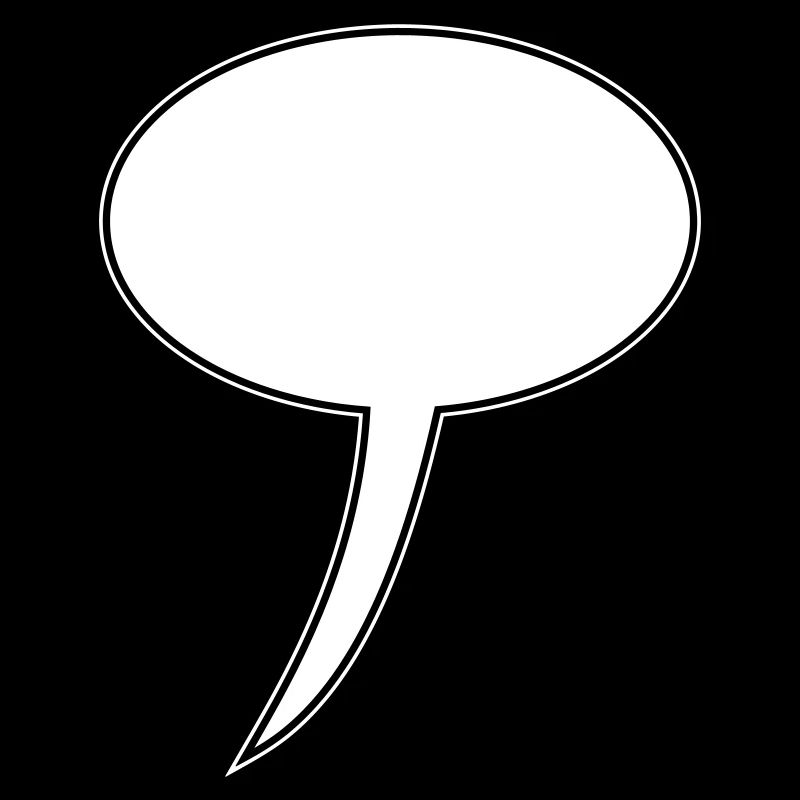 Sprechblase Design Lang