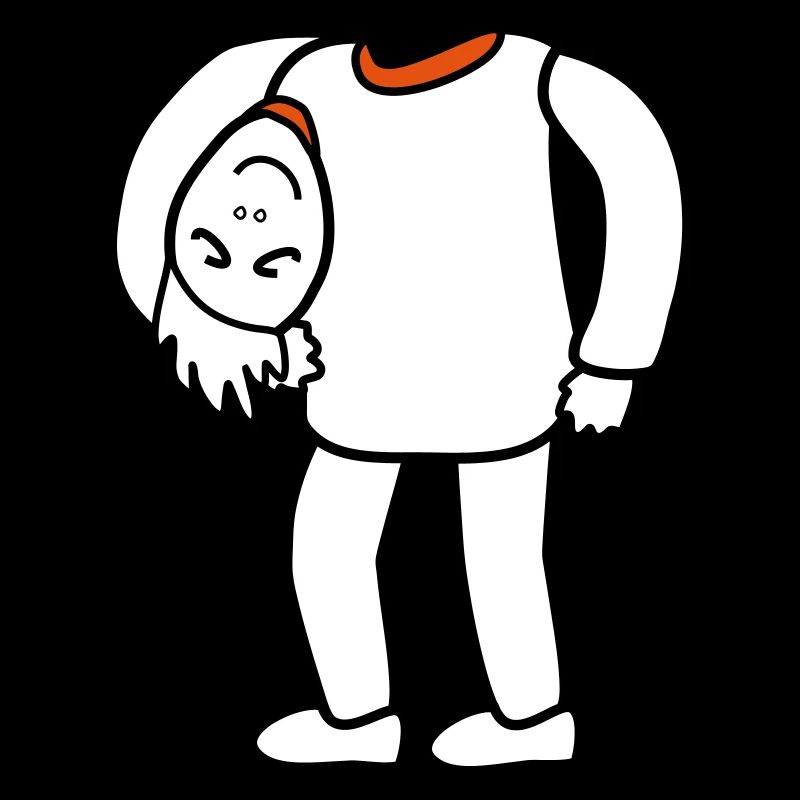 Head under the arm