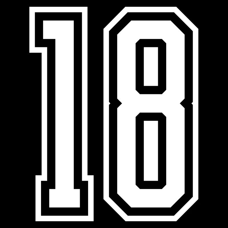 18 Zahl nummer