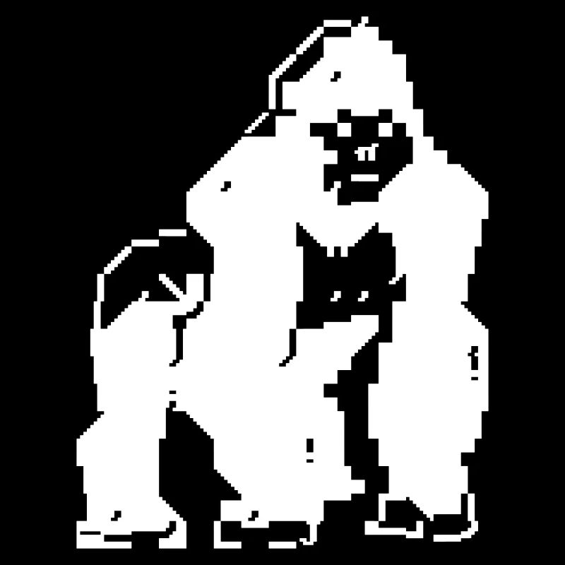 PETSCII gorilla