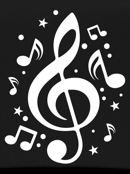 Musical Notes Clef Music