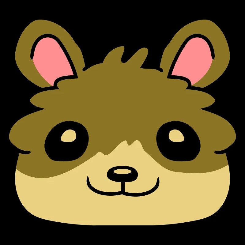 Hamster Gesicht Comic Geschenkidee