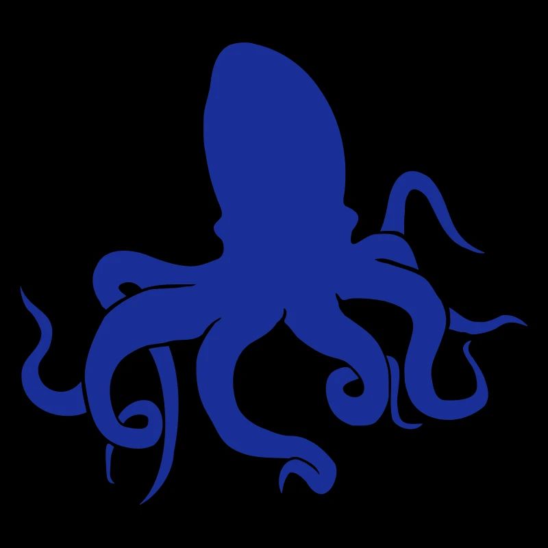 Octopus Octopus Octopus Squid Cephalopod Silhouette