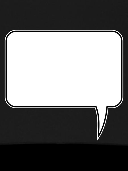 Speech bubble rectangle design