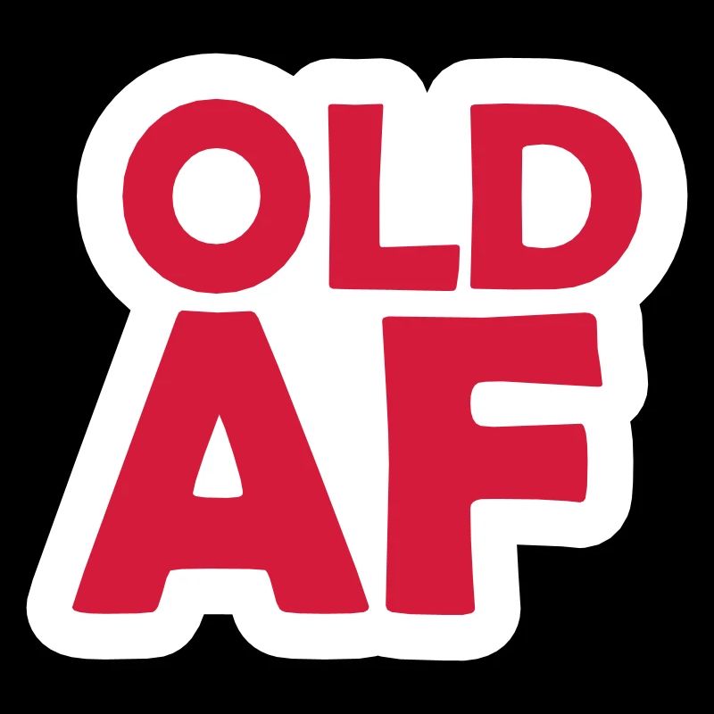old AF Text Logo