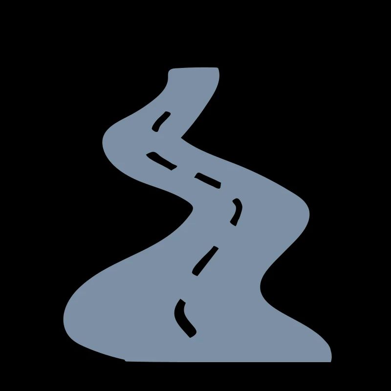Straße Bäume Weg