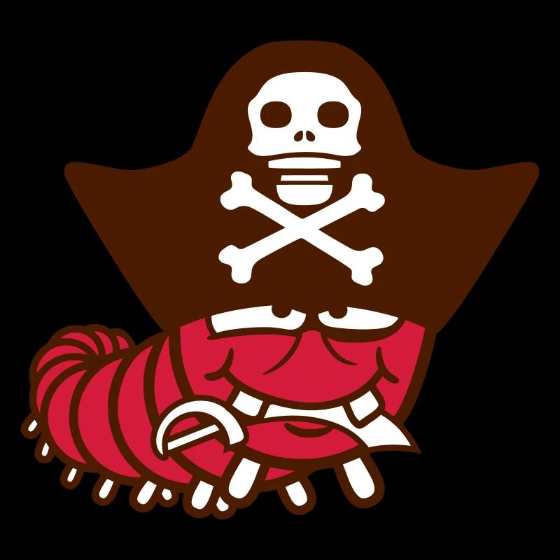 Chenille Sabre Pirate Capitaine Chapeau Drôle Mignon Bande dessinée