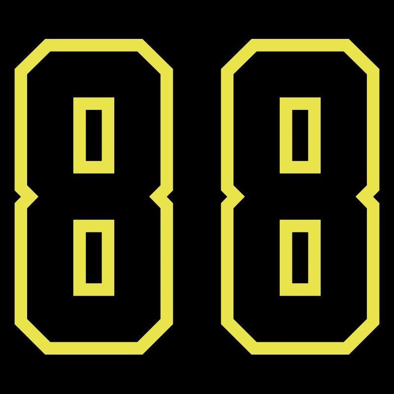 Maillot à numéros 88