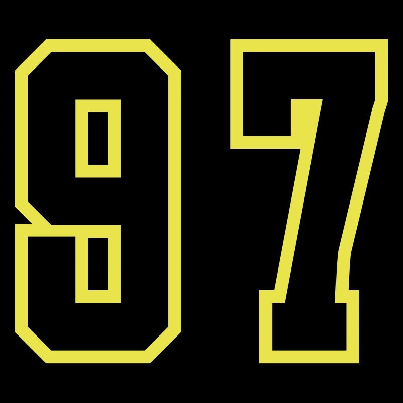 Justaucorps à 97 chiffres