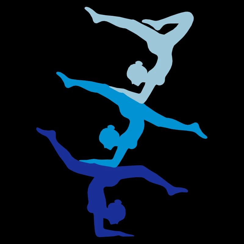 gymnastics tower circus team 3 gymnasts crew freu